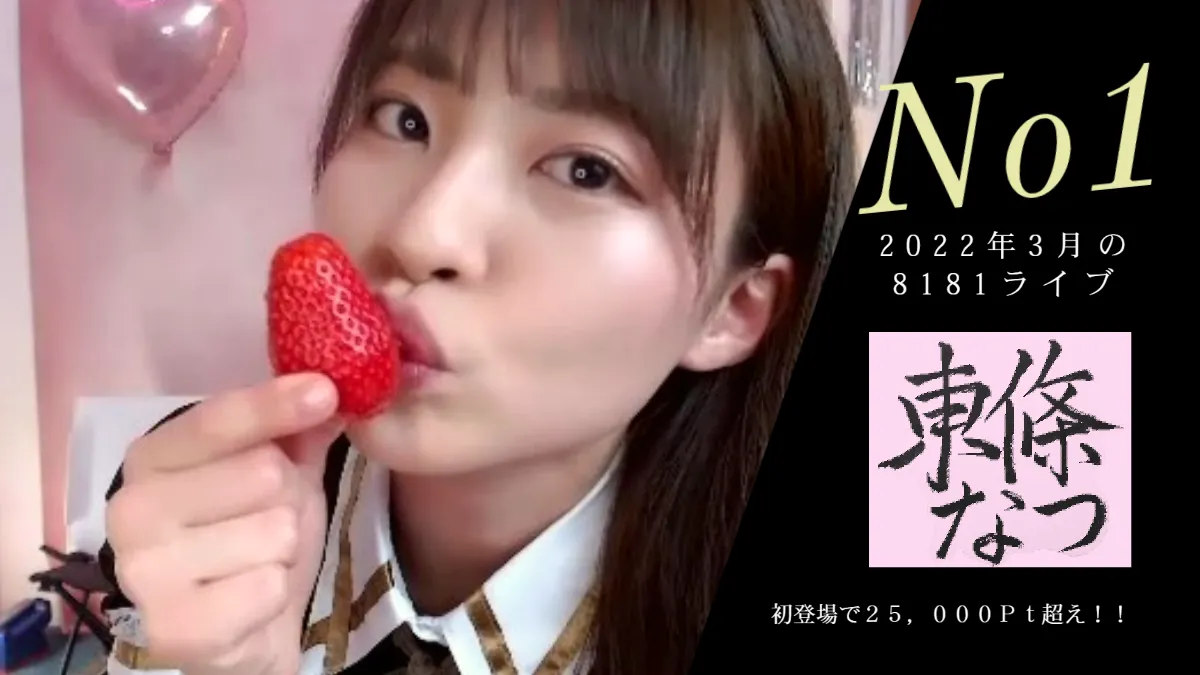 8181Live 2022年3月のランキングバナー